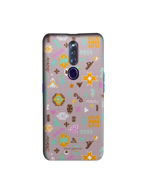 

CelfieDesign Purple & Pink Printed Oppo F11 Pro Back Case, Multi