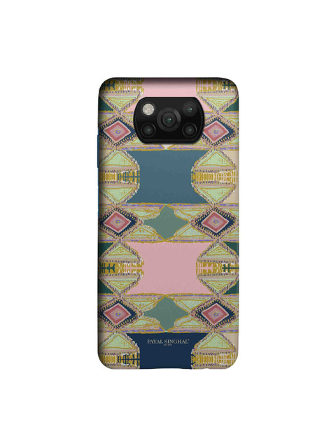 

CelfieDesign Green & Pink Printed Xiaomi Poco X3 Back Case
