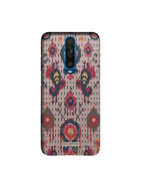 

CelfieDesign Blue & Red Ikat Printed Xiaomi Poco X2 Back Case