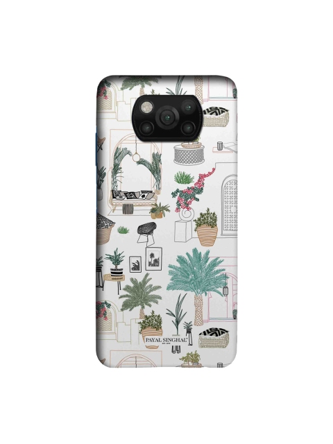 

CelfieDesign White & Green Printed Xiaomi Poco X3 Back Case