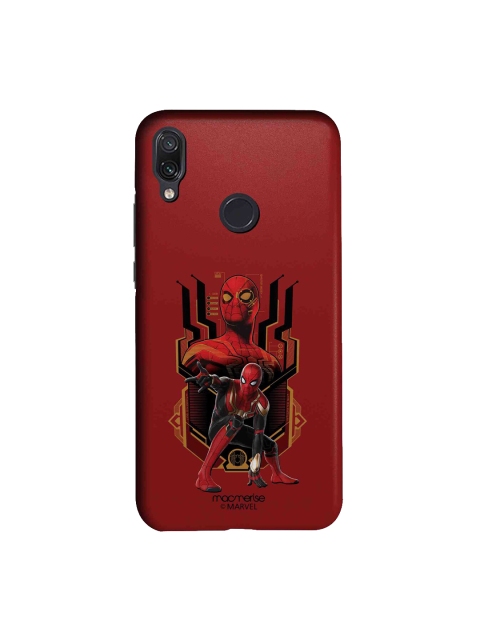 

macmerise Red & Black Spidey Strikes Xiaomi Redmi Note 7 Pro Sleek Back Case