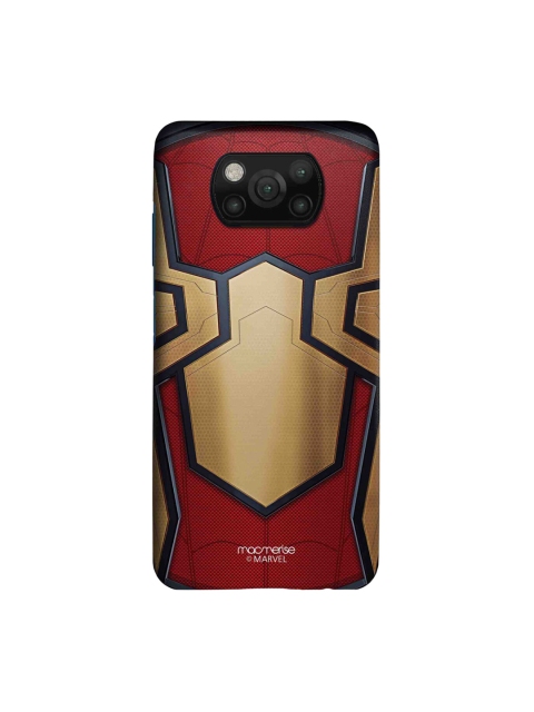 

macmerise Red & Yellow Integrated Spider Logo Xiaomi Poco X3 Sleek Back Cover