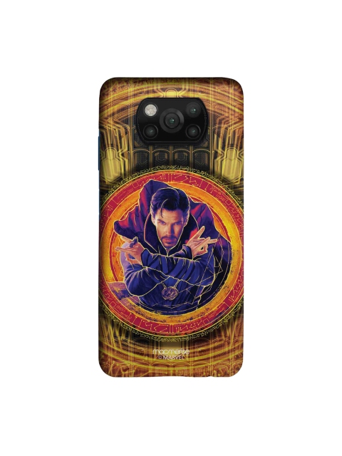 

macmerise Yellow & Purple Printed Xiaomi Poco X3 Back Case