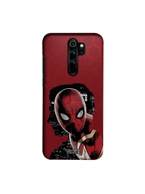 

macmerise Red & Black Spider-Man Printed Xiaomi Redmi Note 8 Pro Back Cover
