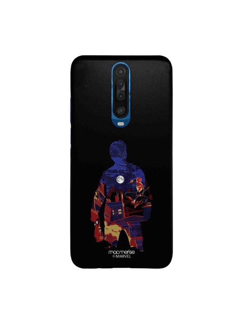 

macmerise Black & Blue Printed Xiaomi Poco X2 Back Case