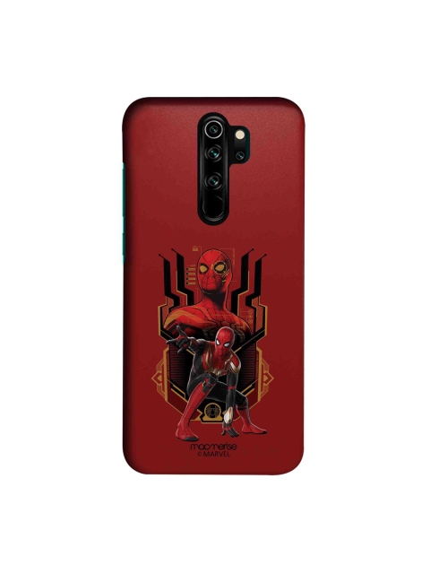 

macmerise Red & Black Spiderman Printed Xiaomi Redmi Note 8 Pro