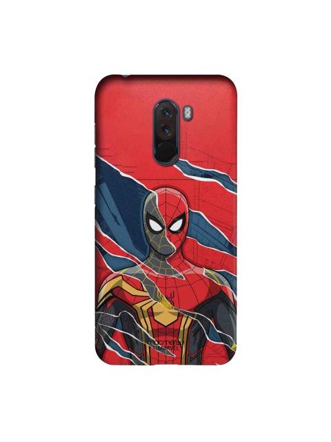 

macmerise Red & Blue Spider-Man Printed Printed Xiaomi Poco F1 Back Case
