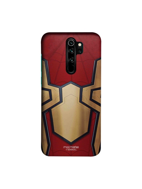 

macmerise Red & Gold Integrated Spider Logo Xiaomi Redmi Note 8 Pro Back Case