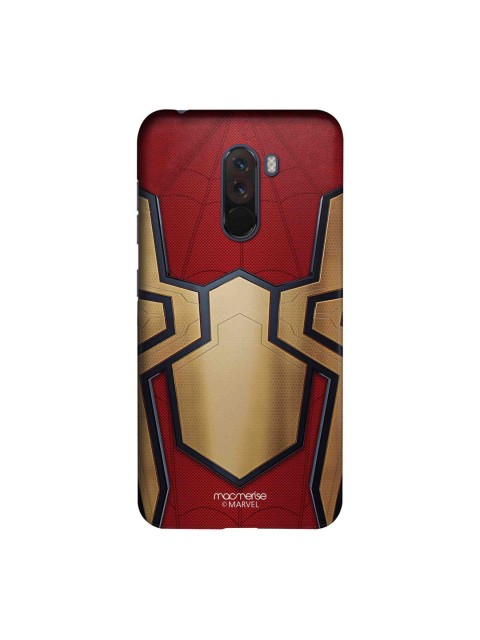 

macmerise Red & Yellow Integrated Spider Logo Xiaomi Poco F1 Sleek Back Cover