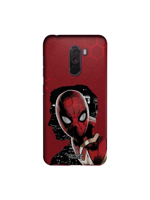 

macmerise Red & Black Public Enemy Spidey Xiaomi Poco F1Back Case