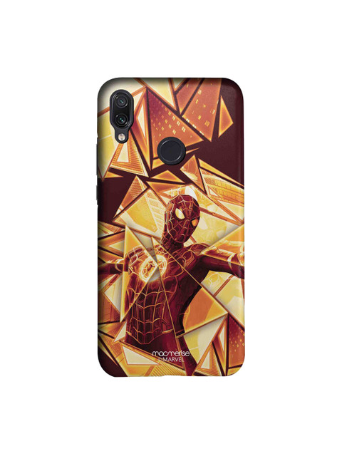 

macmerise Multicolored Shattered Dimension Spidey Xiaomi Redmi Note 7 Pro Sleek Back Cover, Multi