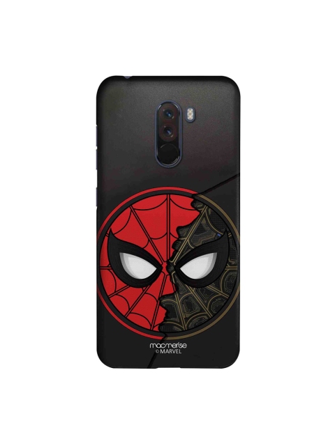 

macmerise Unisex Black & Red Two Face Spiderman Printed Sleek Case Xiaomi Poco F1