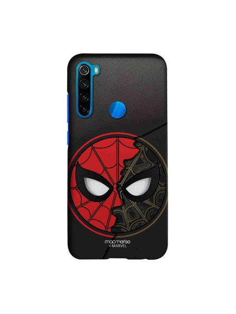 

macmerise Black & Red Two Face Spiderman Printed Xiaomi Redmi Note 8 Sleek Back Cover