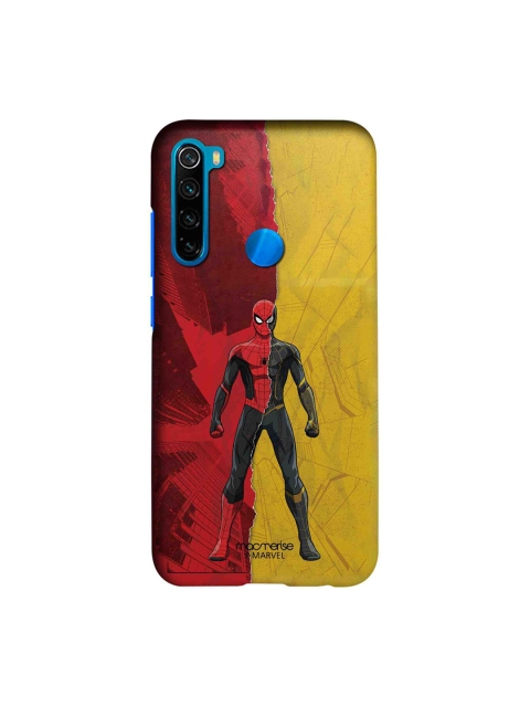 

macmerise Red & Yellow Spiderman Printed Xiaomi Redmi Note 8 Back Case