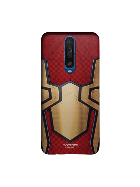 

macmerise Red & Gold-Toned Printed Xiaomi Poco X2 Back Case