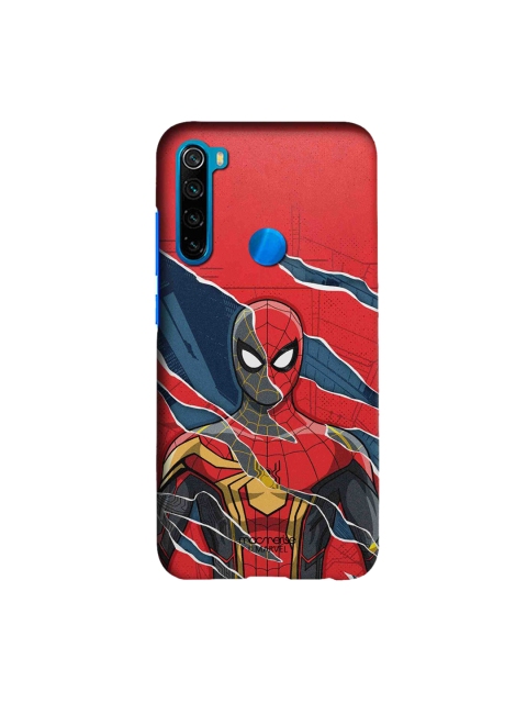 

macmerise Red & Blue Spiderman Printed Xiaomi Redmi Note 8 Pro Back Case