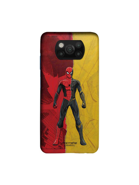 

macmerise Red & Yellow Spiderman Printed Xiaomi Poco X3 Back Case