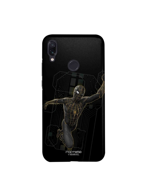 

macmerise Black & Yellow Spiderman Sleek Xiaomi Redmi Note 7 Back Case