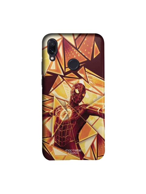 

macmerise Yellow & Brown Printed Xiaomi Redmi Note 7 Back Case