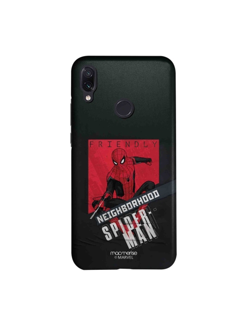 

macmerise Unisex Black & Red Neighborhood Spidey Sleek Back Case Xiaomi Redmi Note 7