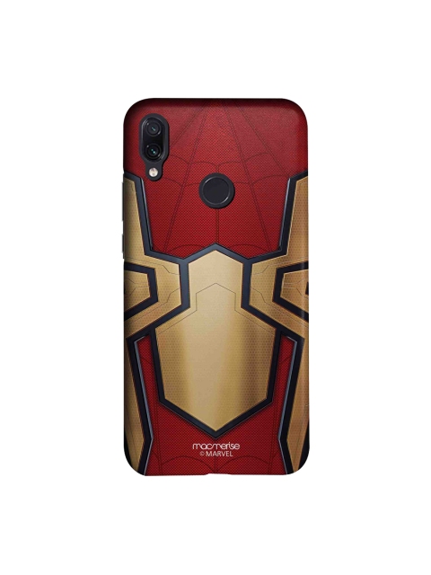 

macmerise Beige & Gold-Toned Spiderman Xiaomi Redmi Note 7Back Case, Red