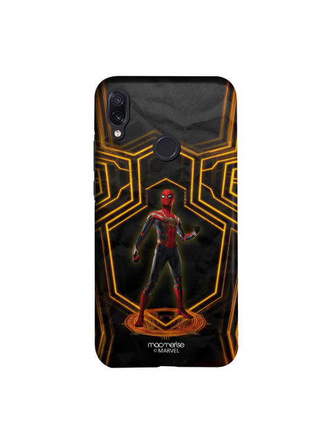 

macmerise Black & Yellow Printed Xiaomi Redmi Note 7 Back Case