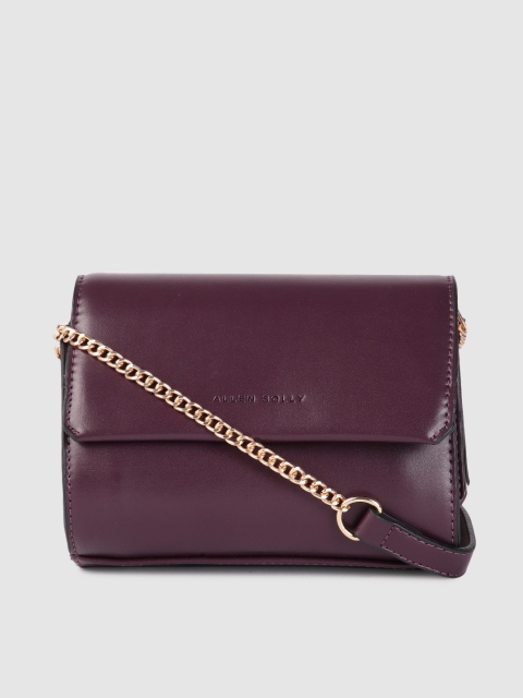 

Allen Solly Purple Solid Sling Bag
