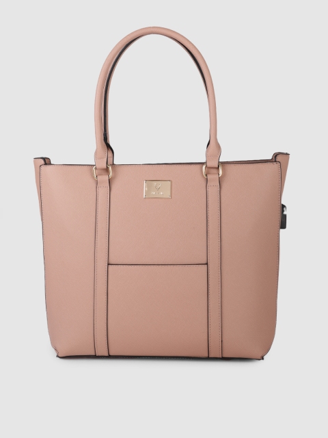 

Allen Solly Pink PU Structured Shoulder Bag