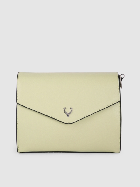 

Allen Solly Green PU Structured Sling Bag
