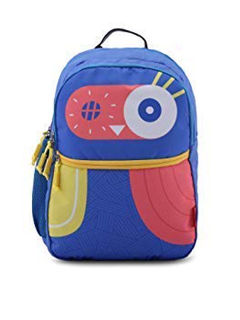 

Harissons Unisex Blue & Yellow Graphic Backpack