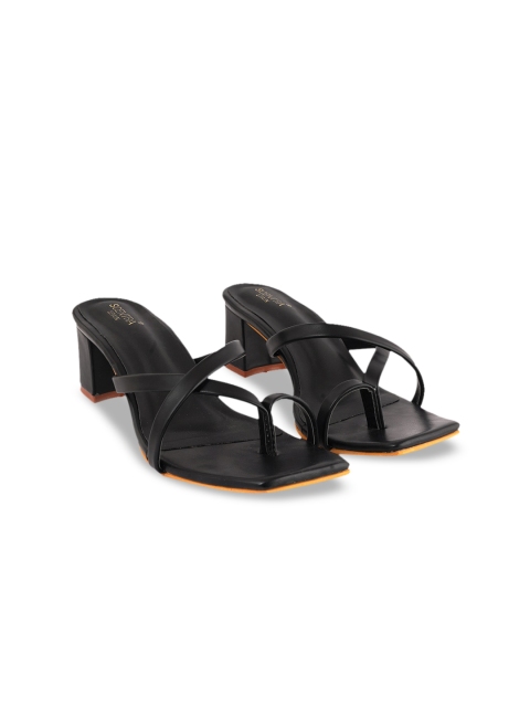 

SCENTRA Women Black Block Sandals