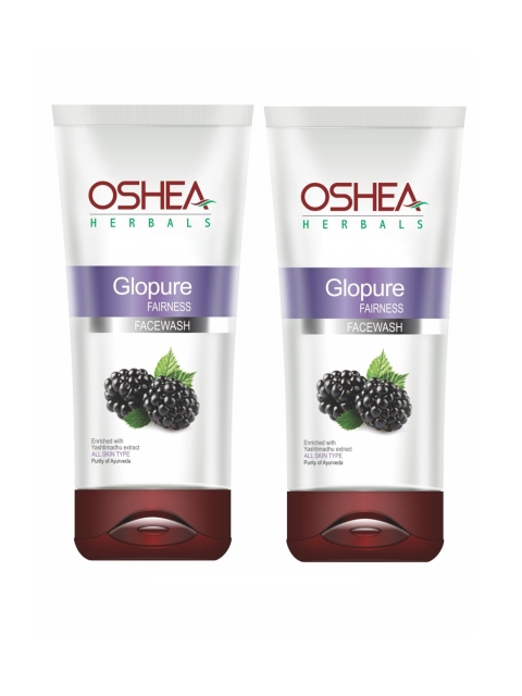 

Oshea Herbals Pack of 2 Glopure Fairness Face Wash- 120 gm X 2, Multi