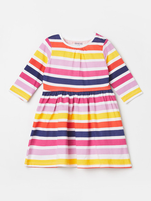

Juniors by Lifestyle Multicoloured Striped Dress, Multi