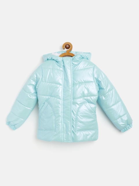

GOJI Girls Turquoise Blue Puffer Jacket