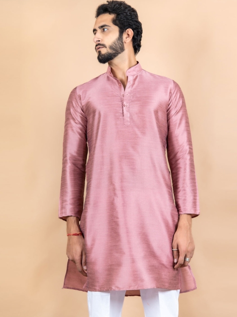 

Tistabene Men Purple Solid Kurta