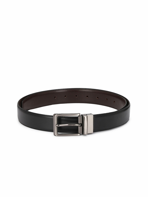 

Espana Men Black Textured PU Formal Belt