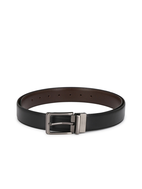 

Espana Men Black Textured PU Formal Belt