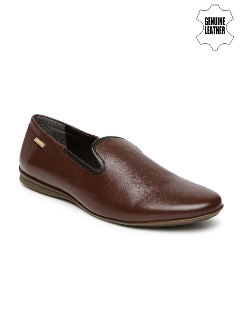 

U.S. Polo Assn. Men Brown Genuine Leather Hector Slip-Ons
