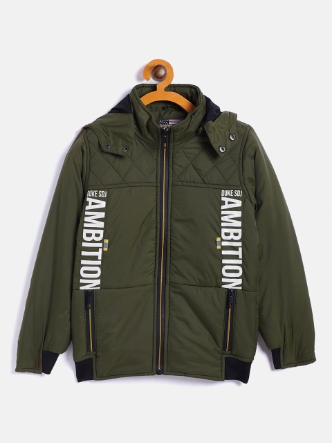 

Duke Boys Blue Padded Jacket with Patchwork