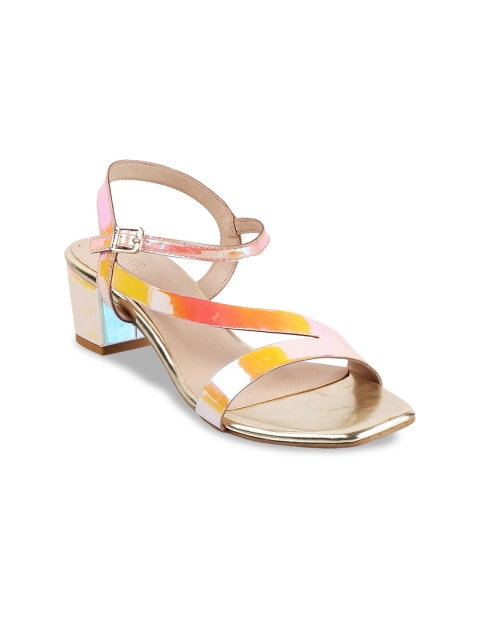 

Mochi Orange Block Sandals
