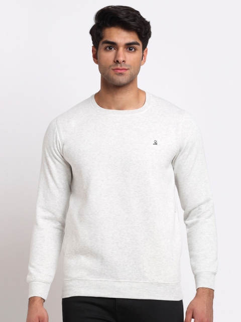 

La Mode Men White Sweatshirt