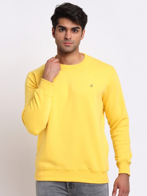 

La Mode Men Yellow Sweatshirt