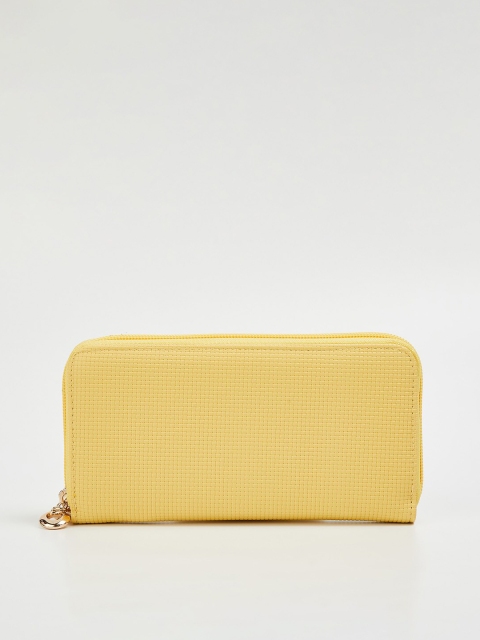 

Ginger by Lifestyle Women Yellow Zip Around Wallet