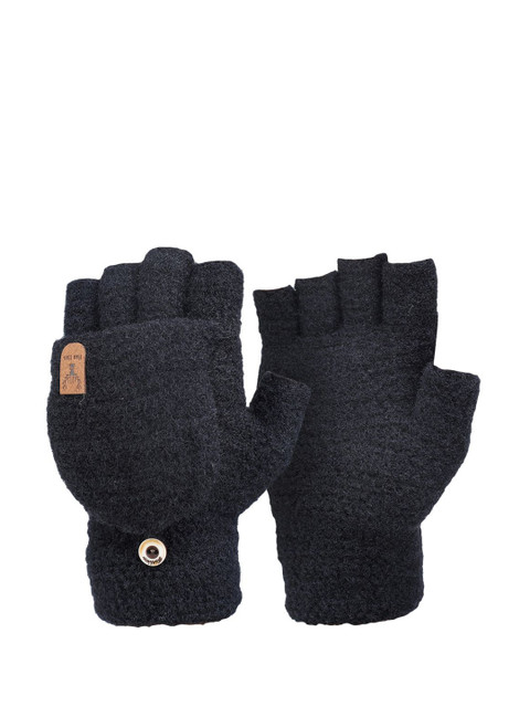 

ELLIS Women Black Solid 2 In 1 Gloves