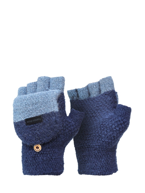 

ELLIS Women Blue Solid 2 In 1 Gloves