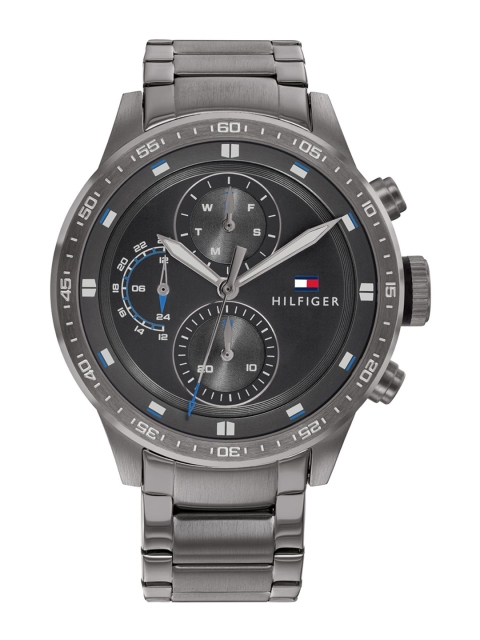 

Tommy Hilfiger Men Grey Dial & Grey Straps Analogue Watch