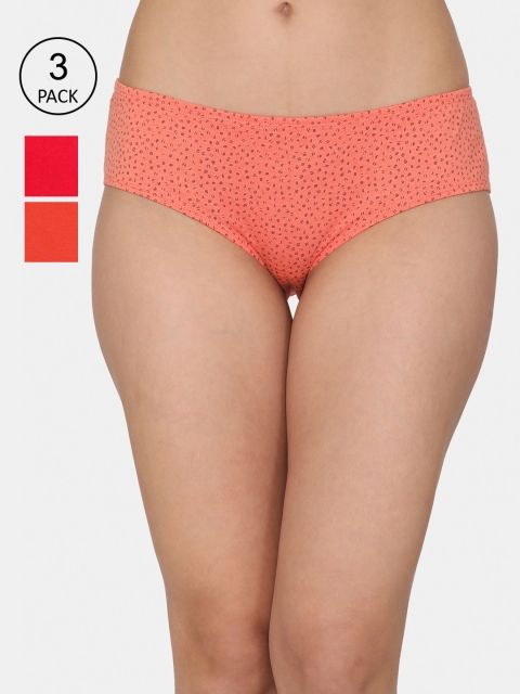 

Rosaline by Zivame Pack of 3 Women Assorted Hipster Briefs