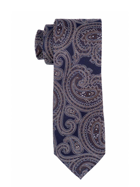 

The Tie Hub Men Black Woven Design Pure Silk Skinny Tie
