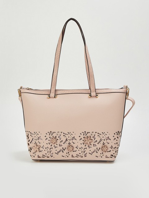 

CODE by Lifestyle Pink Oversized Structured Shoulder Bag