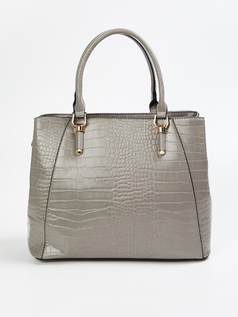 

CODE by Lifestyle Women Grey Quilted Regular Handheld Bag